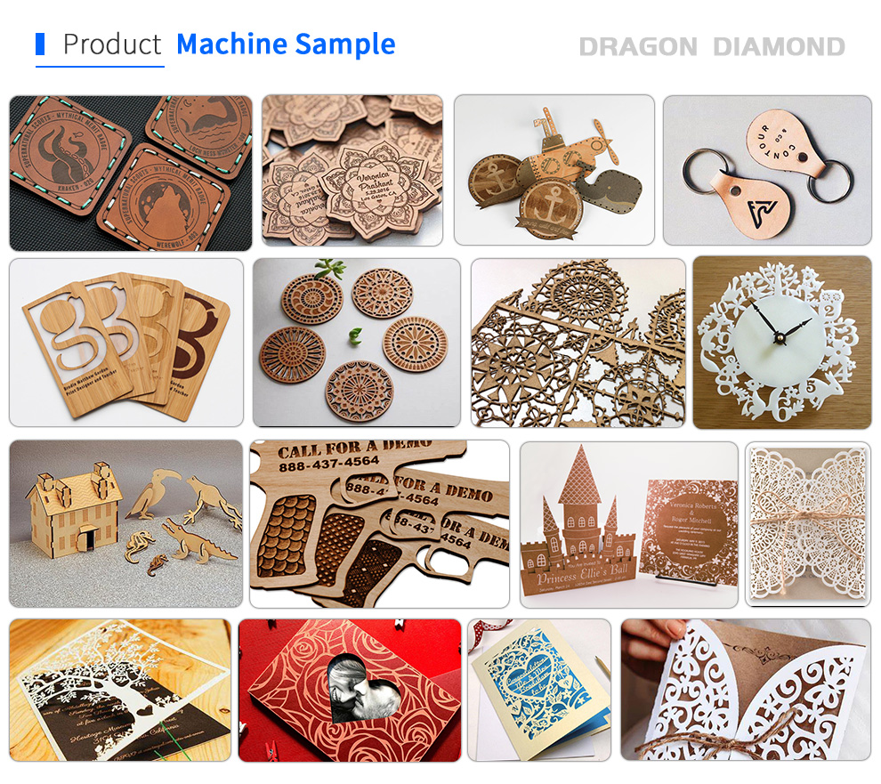 6090 Acrylic Stone Leather Laser Cutting Engraving Machine Crafts Products