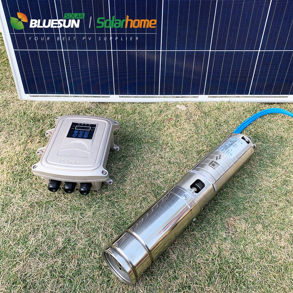 BlueSun 2.2KW DC نظام مضخة المياه بالطاقة الشمسية الصغيرة