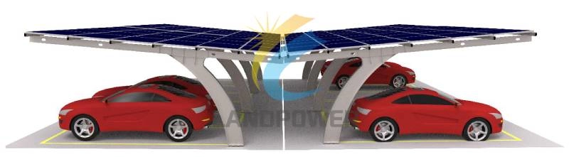 هيكل مرآب فولاذي للطاقة الشمسية الكهروضوئية