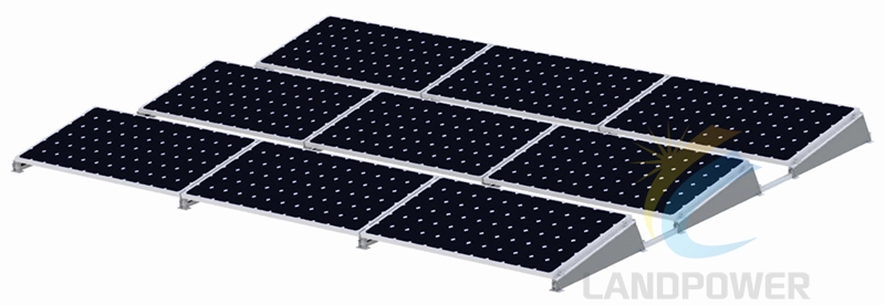 أنظمة تركيب الطاقة الشمسية ذات السقف المسطح - المناظر الطبيعية
