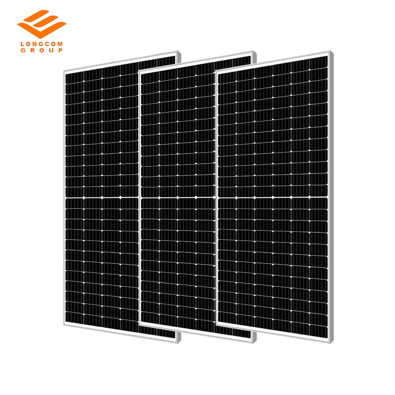 نصف قطع أحادي البلورية G1 خلايا 435 واط عالية الكفاءة الخلايا الشمسية الكهروضوئية لوحة شمسية أحادية البلورية لنظام الطاقة الشمسية للمنزل