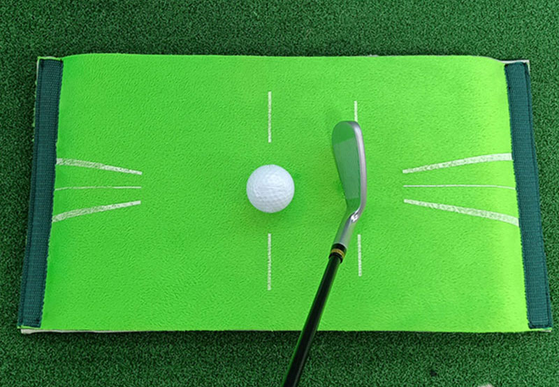 Golf swing detection hitting mat