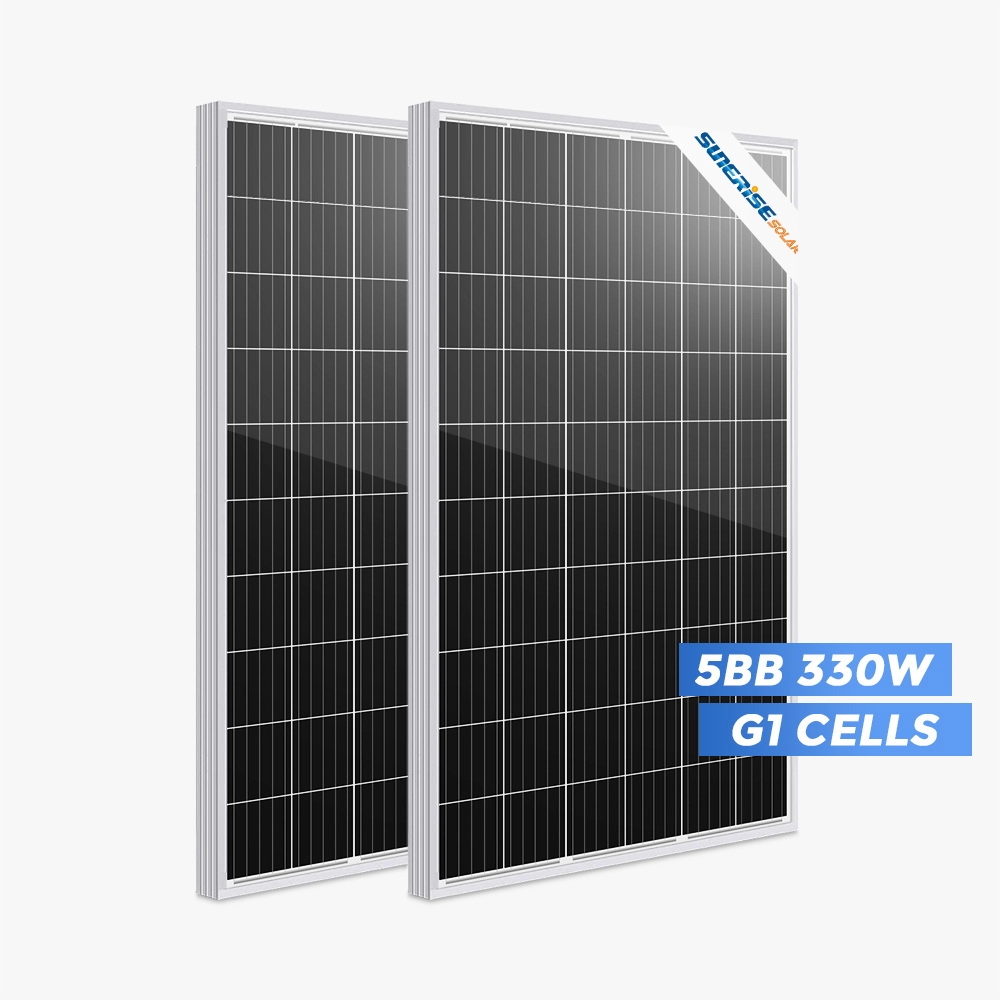5BB PERC 330 وات لوحة شمسية أحادية البلورية للبيع