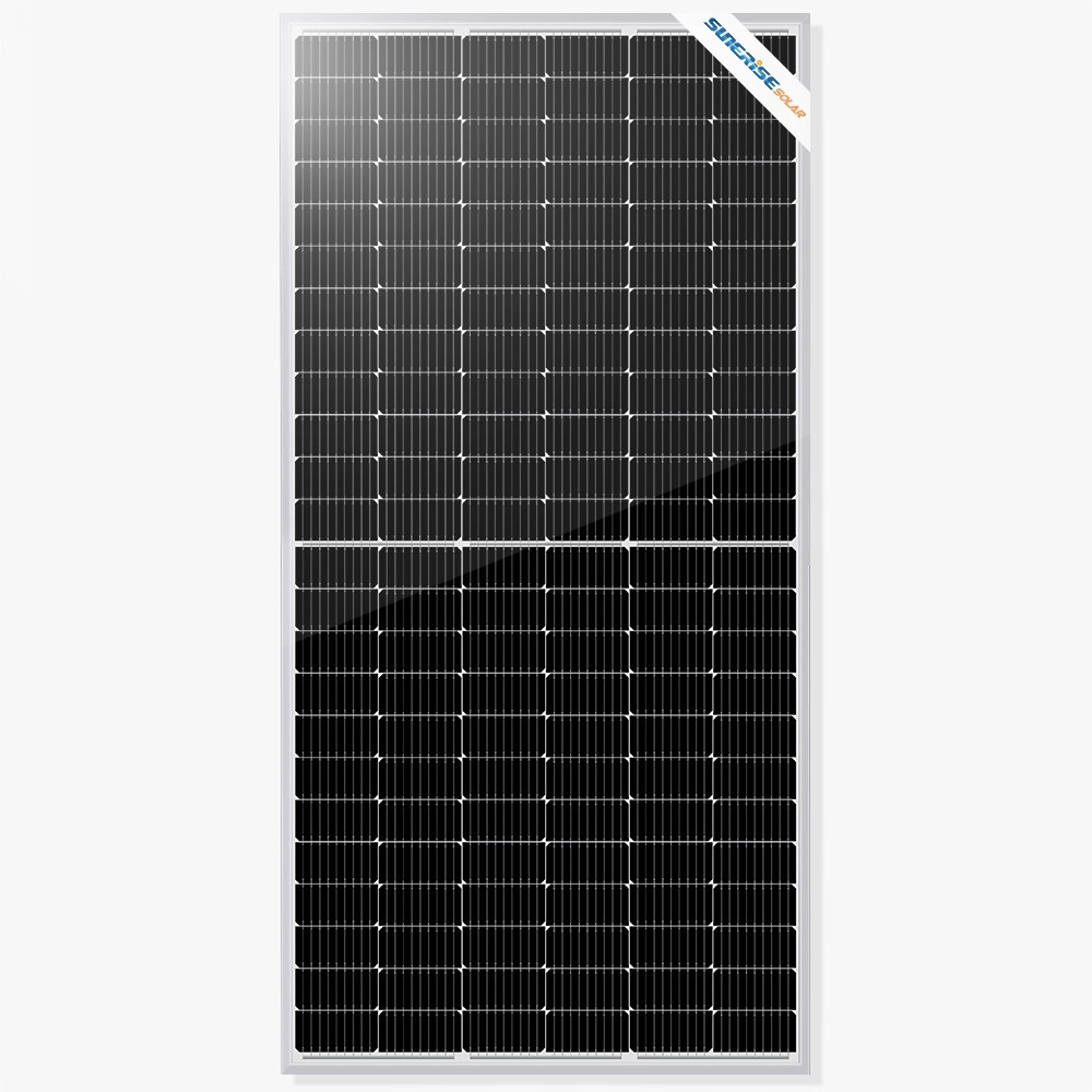 166mm نصف قطع 450 واط لوحة للطاقة الشمسية أحادية البلورية مع 144 خلية