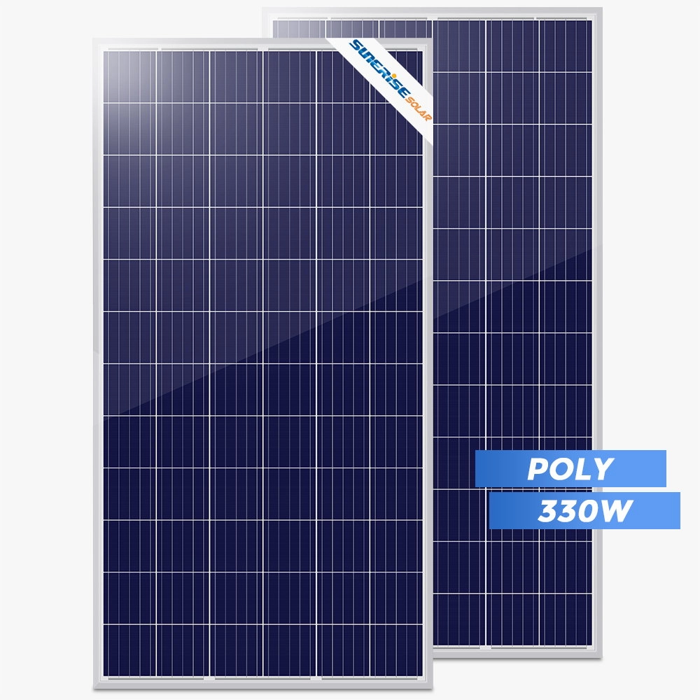 330w لوحة شمسية متعددة الكريستالات مع 72 خلية