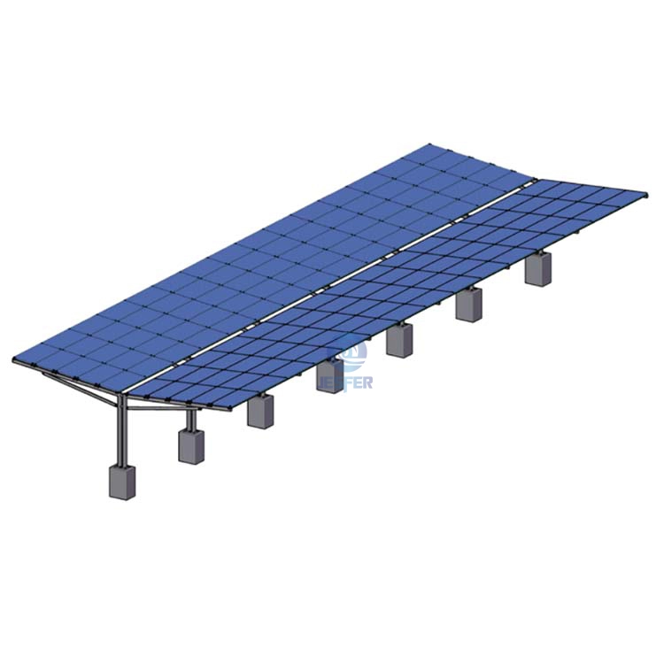 Y نوع المرآب المجلفن بالطاقة الشمسية نظام تركيب الطاقة الشمسية