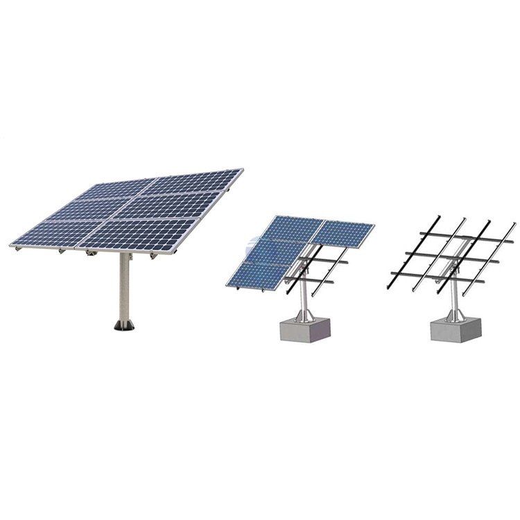 6 قطعة وحدات الطاقة الشمسية نظام تركيب القطب الأرضي