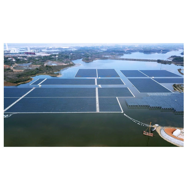 بحيرة جافة حلول التثبيت الكامل مجموعات الطاقة الشمسية HDPE هيكل تركيب الطاقة الشمسية عوامات بركة