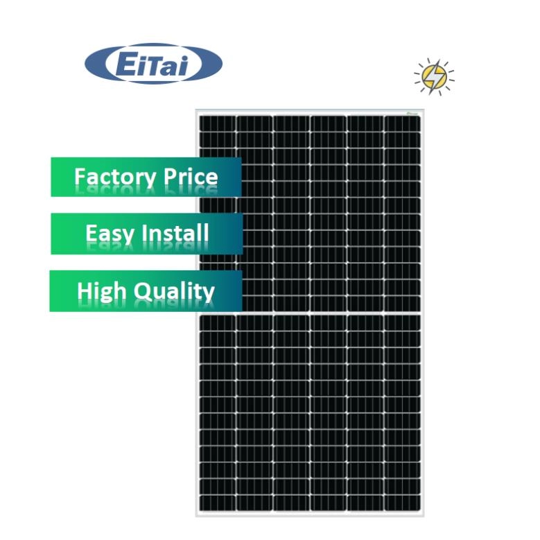 EITAI 455W الألواح الشمسية الكهروضوئية 144 خلية أسعار نصف مقطوعة أحادية الوحدة