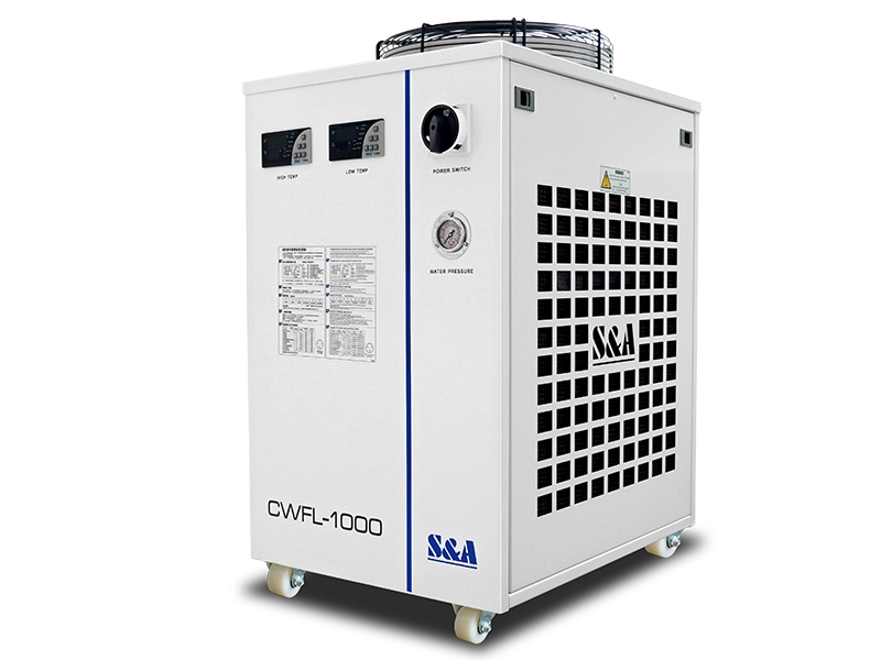 أنظمة التبريد بالليزر CWFL-1000 مع تحكم رقمي مزدوج في درجة الحرارة