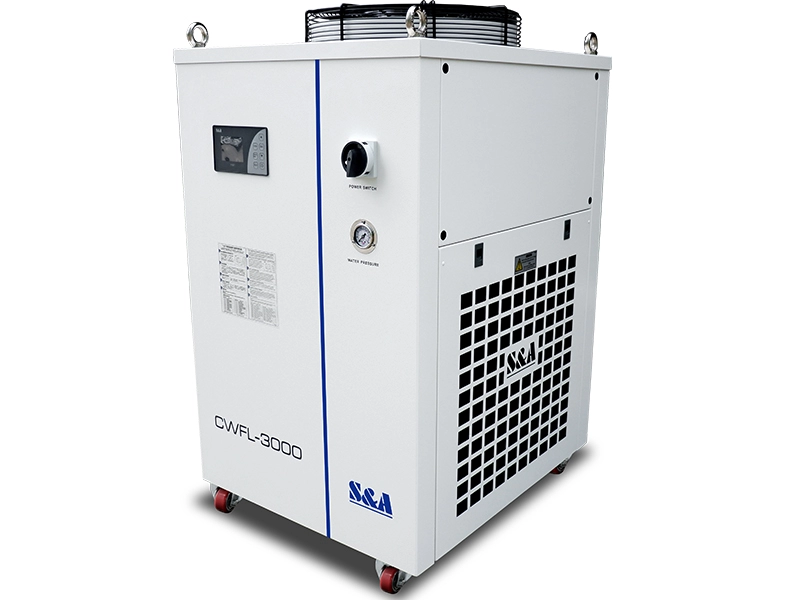مبردات المياه الصناعية عالية الطاقة CWFL-3000 لليزر الألياف بقدرة 3000 وات