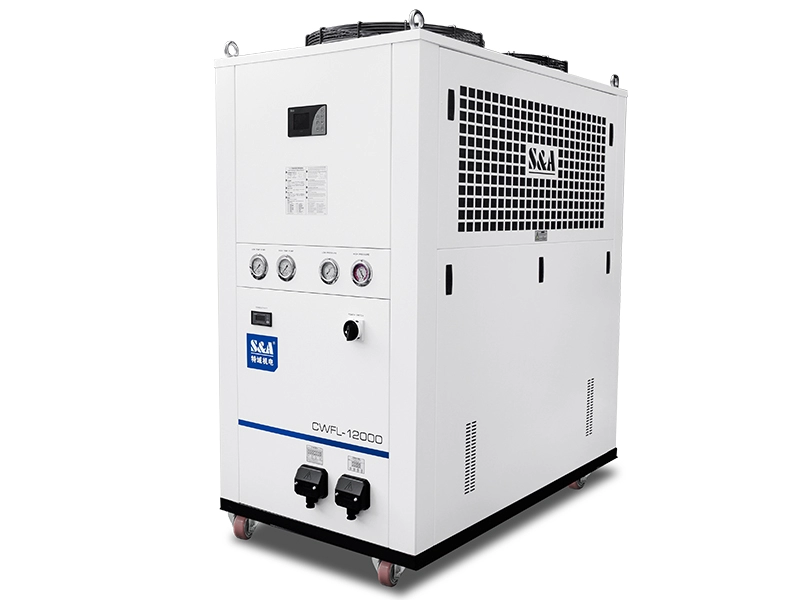 إعادة تدوير مبردات الماء المبردة بالهواء CWFL-12000 لليزر الألياف 12KW