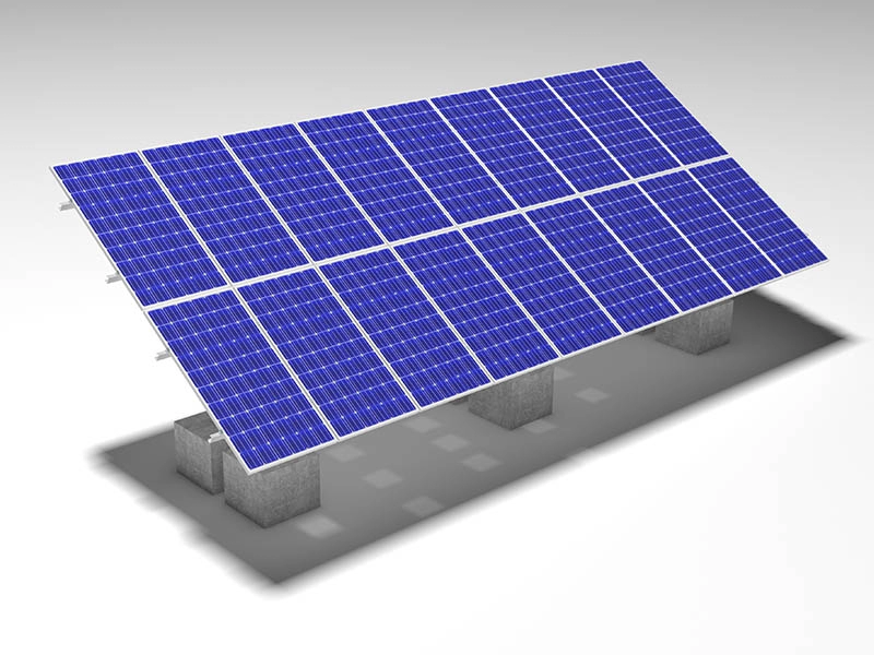 نظام تركيب الطاقة الشمسية الأرضية القابل للتعديل