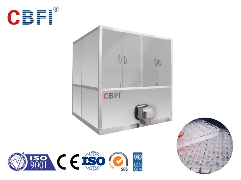 CBFI 3 طن لكل 24 ساعة آلة تصنيع مكعبات الثلج