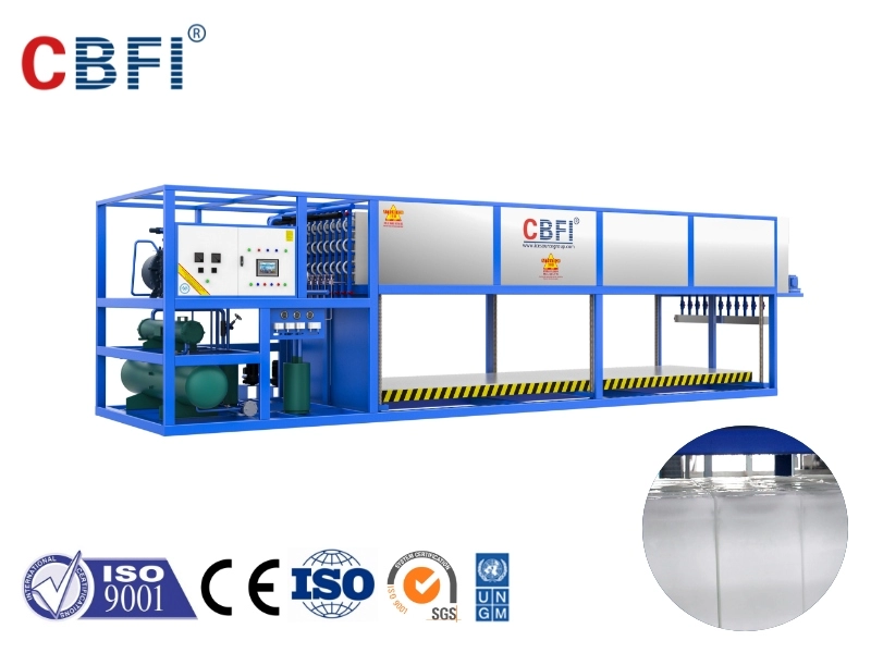 CBFI 10 طن لكل 24 ساعة من آلة تصنيع قوالب الثلج الأوتوماتيكية