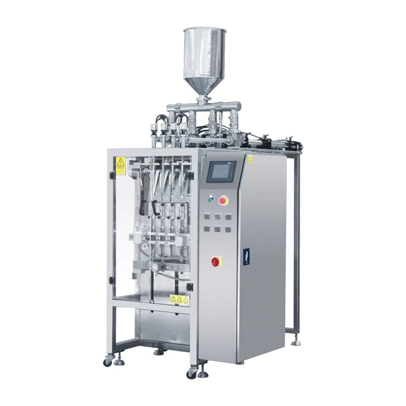 آلة تعبئة مسحوق القهوة الأوتوماتيكية متعددة المسارات ، الحليب ، الكهربية ، آلة تعبئة مسحوق أكياس البروتين