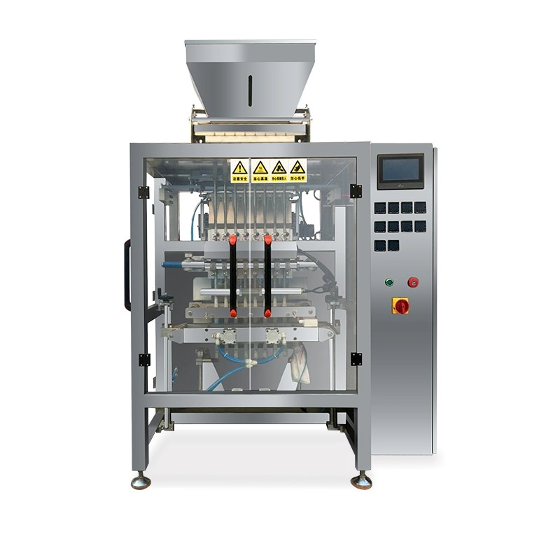 آلة تعبئة وتغليف السوائل ذات الإنتاج العالي من Coretamp متعددة الممرات للعسل / الصلصة / الزيت