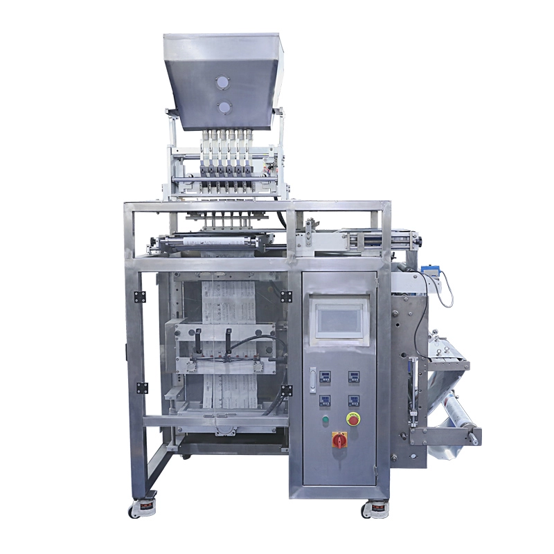 آلة تعبئة حبيبات السكر متعددة الممرات والملح والمشروبات الصلبة ZV-G4L