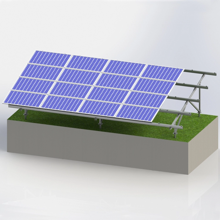 أنظمة أرفف الألواح الشمسية المثبتة على الأرض