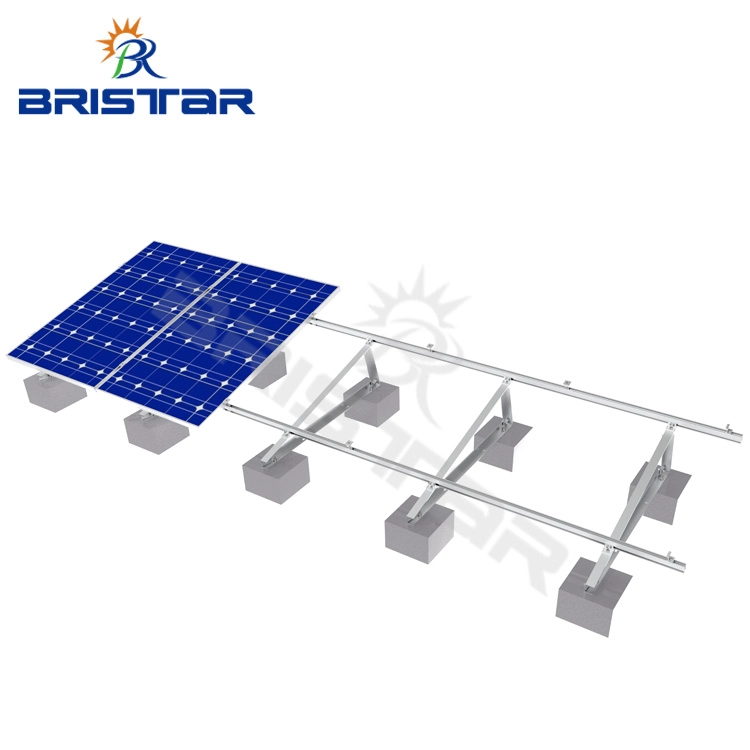 نظام تركيب السقف المسطح للألواح الشمسية المثقوبة