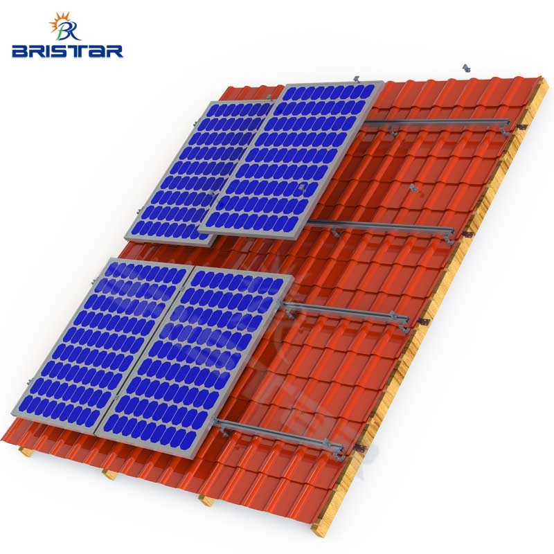 مجموعات هيكل تركيب الطاقة الشمسية لسقف البلاط