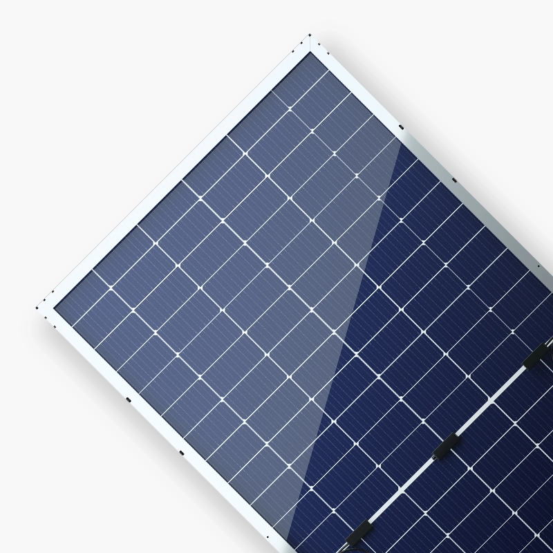 425-455W Bifacial 144 خلية نصف مقطوعة لوحة تعمل بالطاقة الشمسية أحادية البلورية