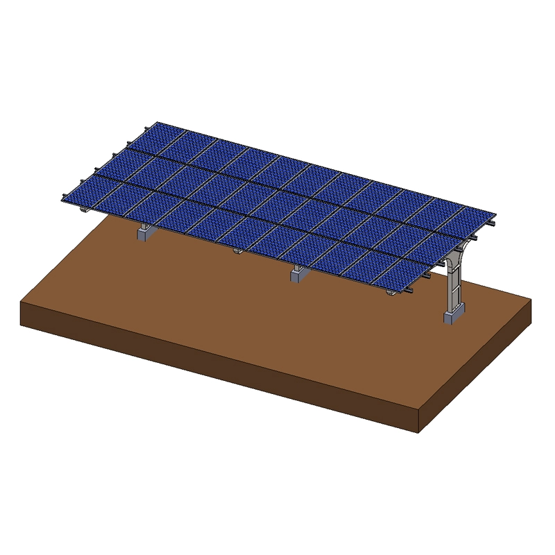 نظام تركيب مرآب سكني بالطاقة الشمسية من الصلب المجلفن