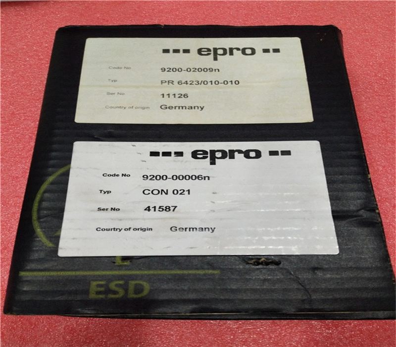 EPRO PR6423 / 010-040 + CON021 مستشعر محول إزاحة التيار إيدي
