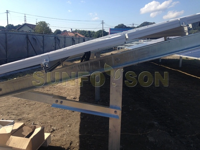 نظام تركيب الطاقة الشمسية SunRack Pile