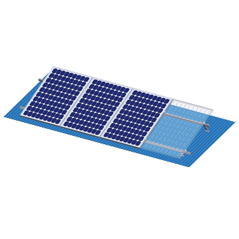 نظام تركيب الألواح الشمسية القابل للتعديل لسطح مستو