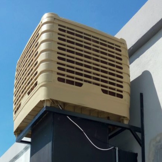 مبردات الهواء التبخيري ، مبردات الهواء الصناعية ، الشركة المصنعة لمروحة التبريد 1.5KW