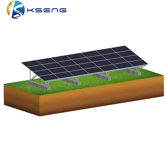 أنظمة تركيب الطاقة الشمسية الأرضية المصنوعة من الألومنيوم
