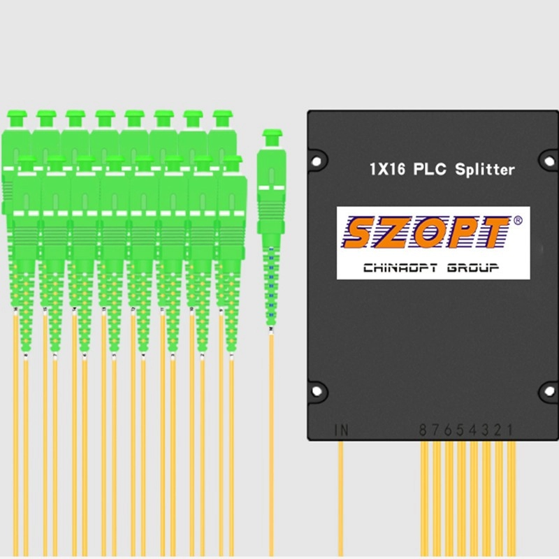 مقسم PLC 1X16 ABS BOX SC / LC / FC / ST UPC APC