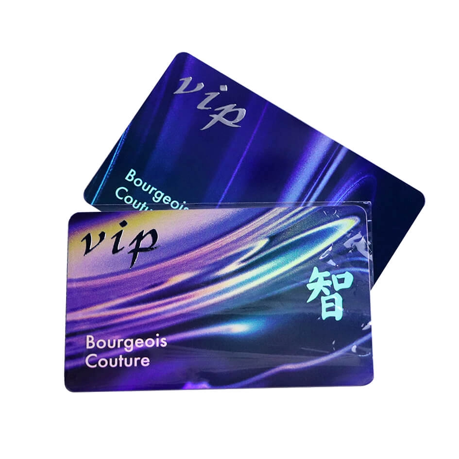 بطاقات ولاء بلاستيكية قابلة للطباعة من البلاستيك PVC 13.56MHz I-CODE SLI