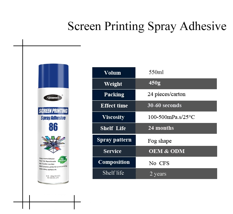 Sprayidea 86 بخاخ لاصق لطباعة المنسوجات