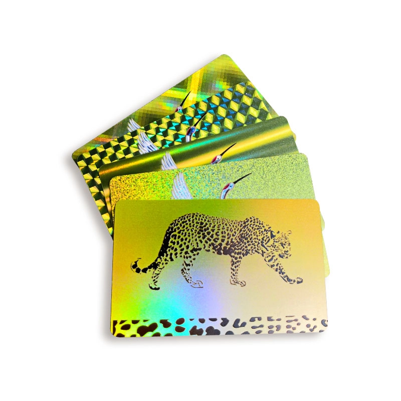 بطاقة زيارة الهولوغرام قوس قزح البلاستيكية البلاستيكية RFID للفندق