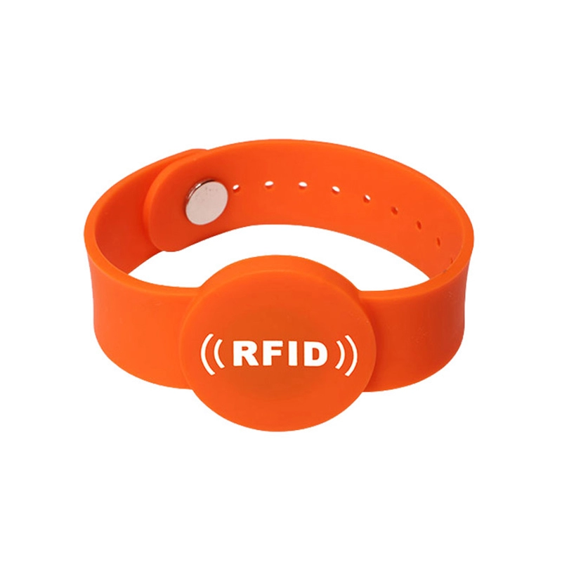 قابل للتعديل سيليكون RFID الأساور والدليل على العبث