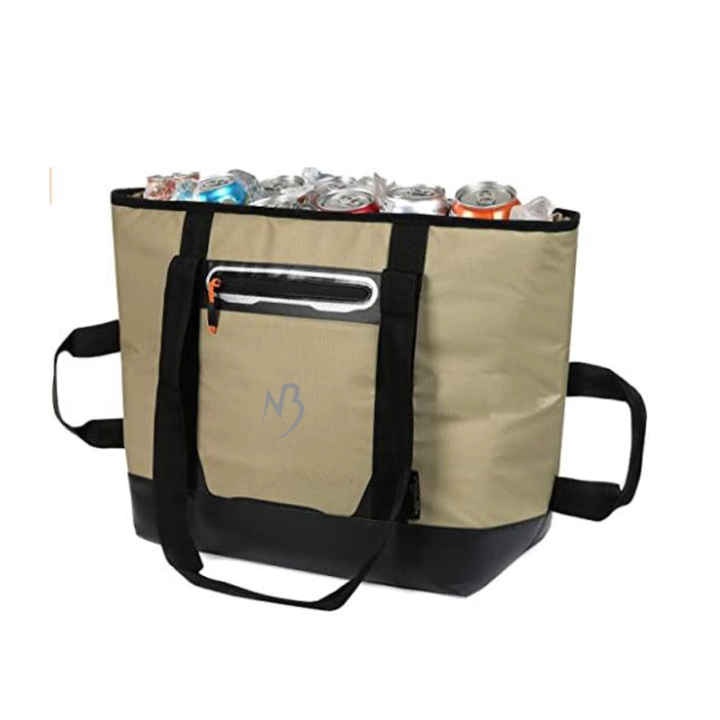 حقيبة حمل معزولة للمبرد 30 علبة مبرد مانع للتسرب للتخييم والتنزه على شاطئ البحر