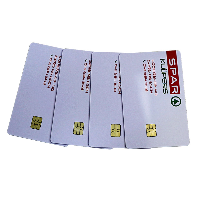 تخصيص ISO7816 AT24c16 بطاقات الاتصال IC مع الباركود
