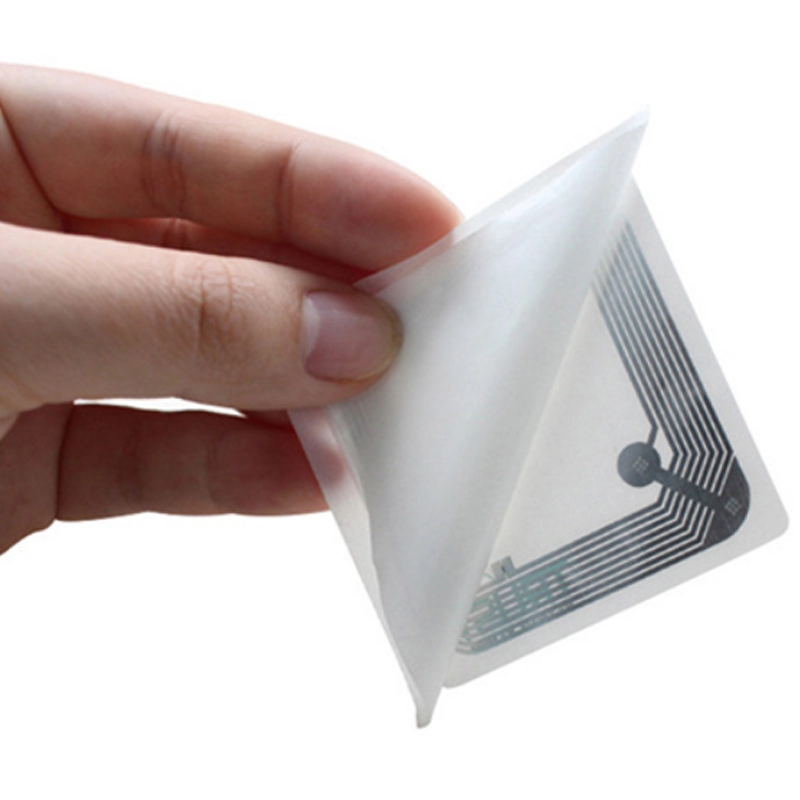 مربع بطاقة RFID ملصق كتاب الرطب لإدارة المكتبة