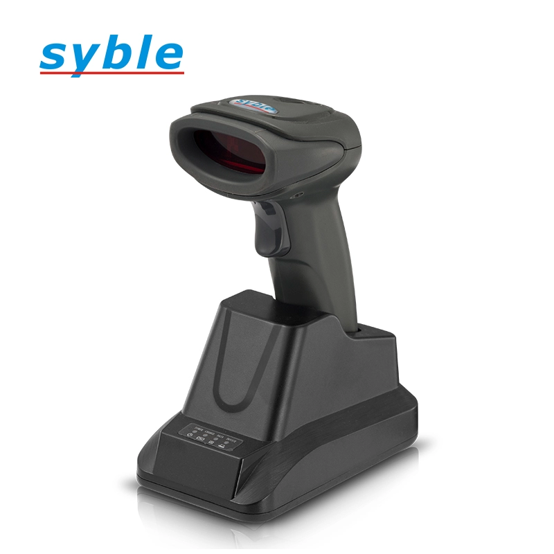 Syble 2.4G 1D الليزر الماسح الضوئي الباركود الليزر مع حساسية عالية