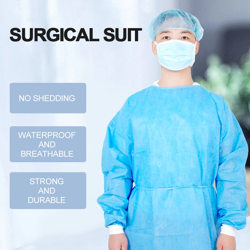 ثوب جراحي SMS ثوب عزل يمكن التخلص منه مستوى 3