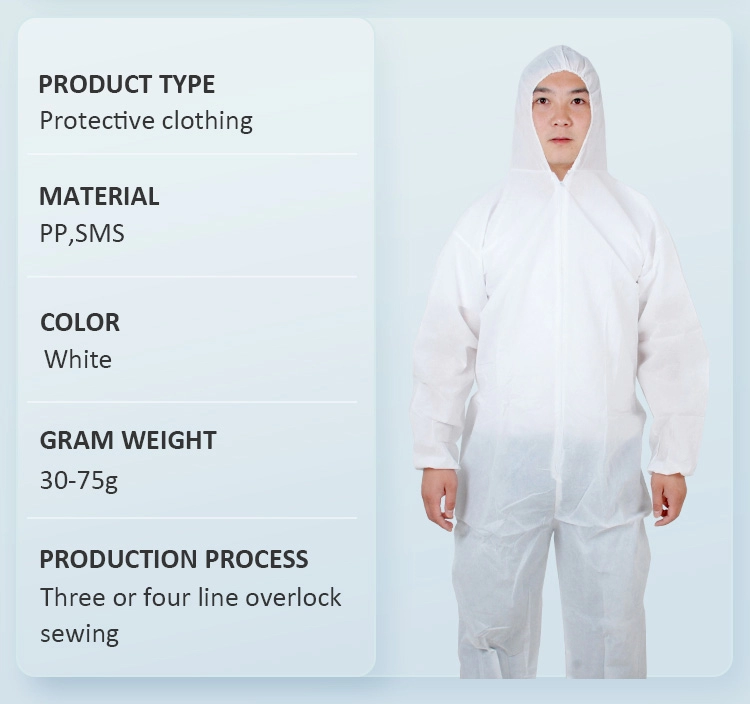 البدلة الطبية القابل للتصرف المعطف الأبيض حماية دعوى العزل