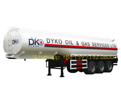 بيع العربات نصف المقطورة شاحنة نقل النفط Nigeria 35 CBM