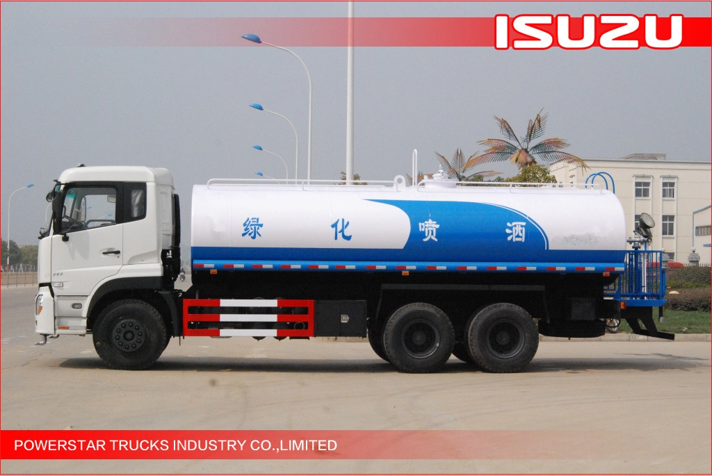 20000L أنغولا 6 × 4 10wheelswater توصيل شاحنة ايسوزو شاحنة صهريج مياه شاحنة لنقل المياه 20cbm