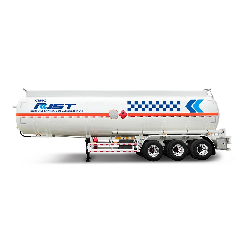 الفولاذ المقاوم للصدأ عارية خزان السائل صهريج نصف مقطورة- CIMC RJST Liquid truck