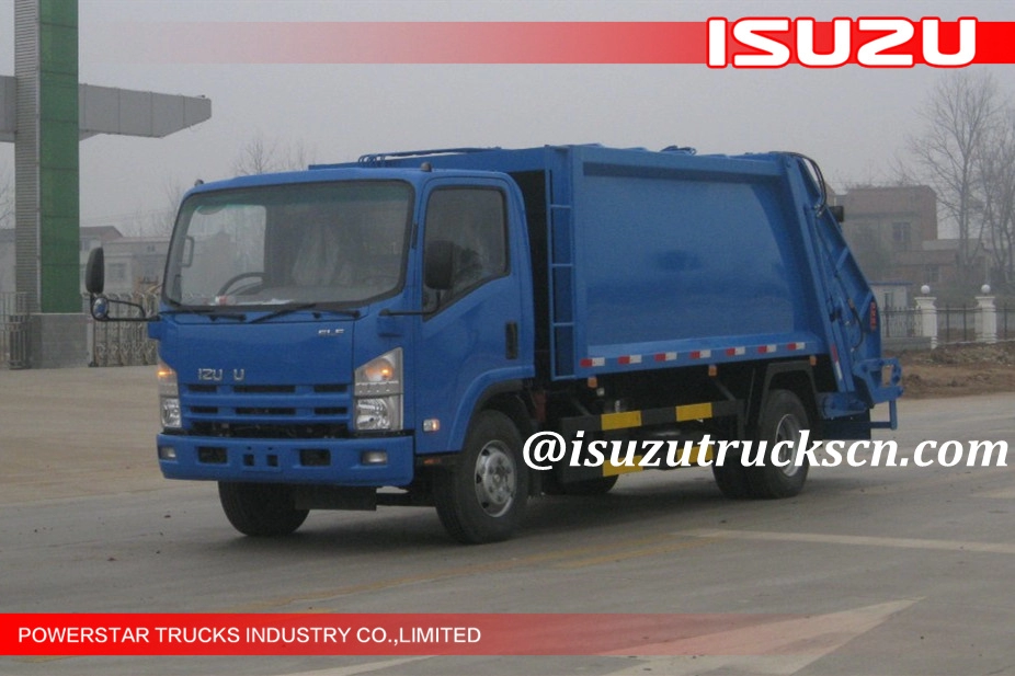 نيجيريا شاحنة المرآب ايسوزو 5 طن لنقل النفايات
