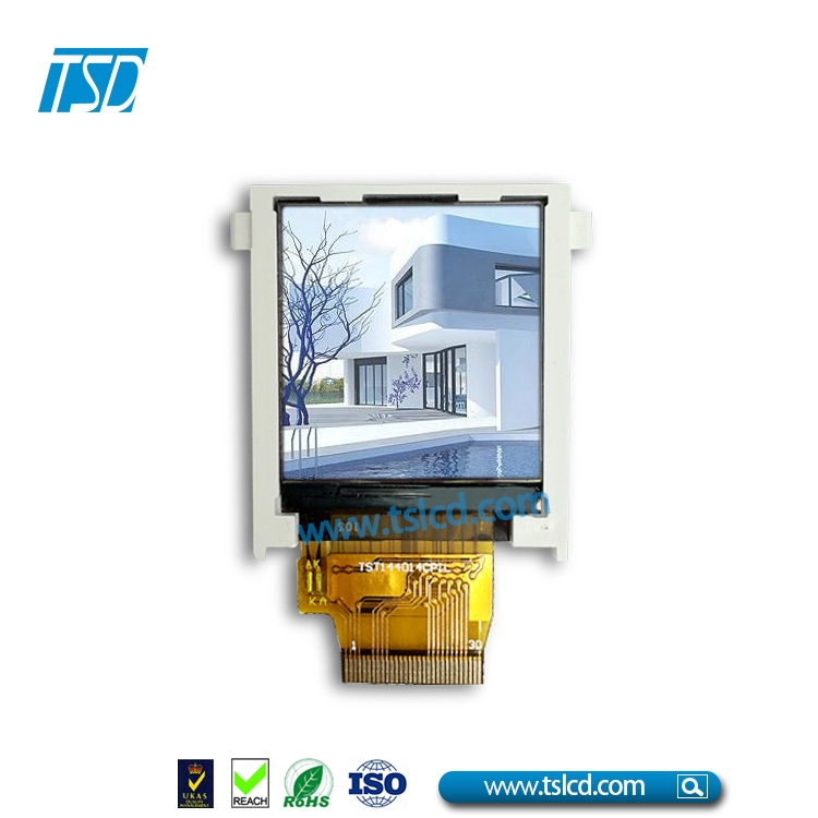 شاشة TFT LCD مقاس 1.44 بوصة مقاس 128 × 128 بكسل مع لوحة لمس RTP عالية النفاذية