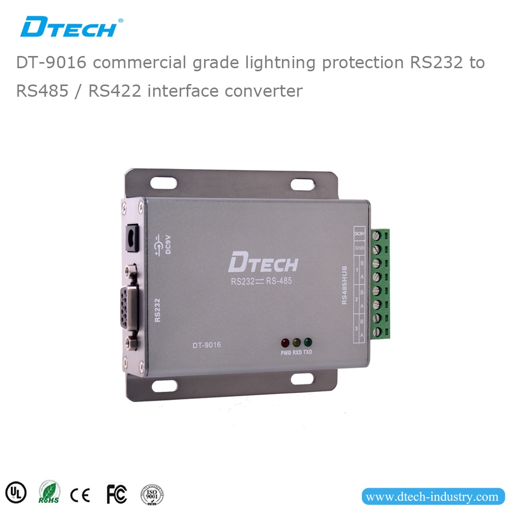 DTECH DT-9016 العزلة الكهروضوئية الصناعية RS-485 مكرر