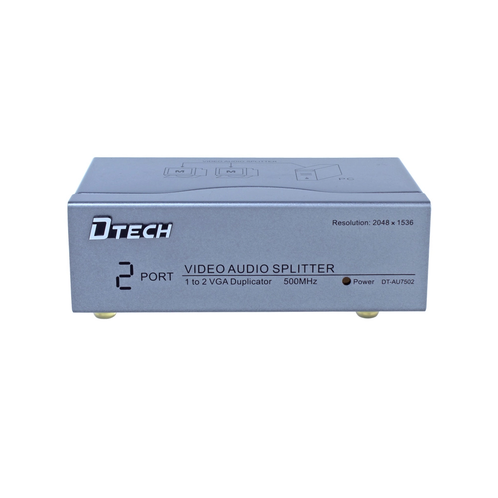 DT-AU7502 من 1 إلى 2500 ميجاهرتز VGA AUDIO SPLITTER